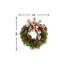 Red Berry And Pine Cone Evergreen Wreath