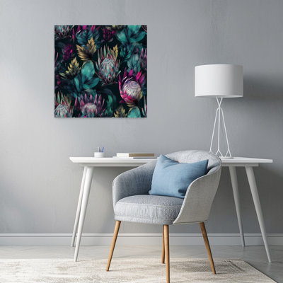 Aquarelle botanique, art floral abstrait 24