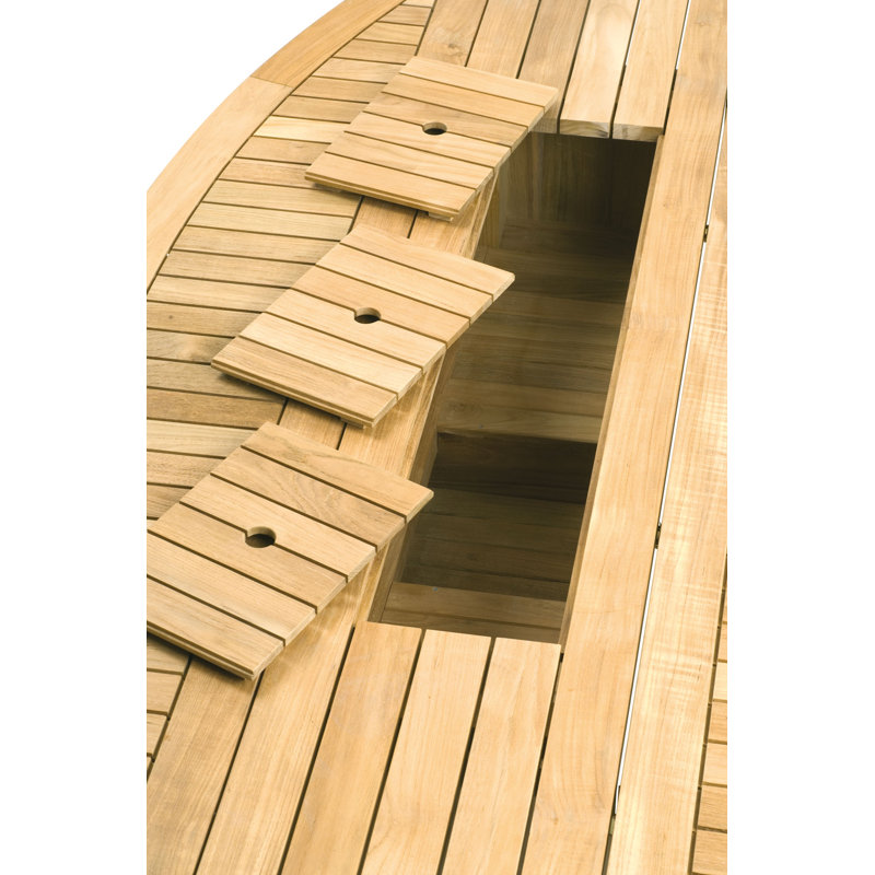 Teak Outdoor Oval Teak Dining Table
