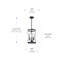Lustre cylindrique 3 lumières Adamou