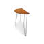 Sage Demilune Sofa Table With Metal Legs