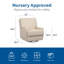 Fauteuil oscillant, inclinable et pivotant rembourré Abingdon-1174302635