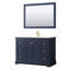 Meuble-lavabo simple autoportant 48 po avec plateau en quartz et miroir Avery-98250047-98250045-98250049