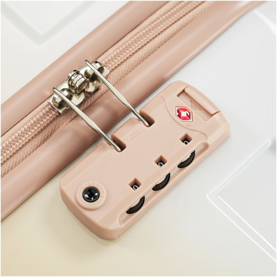 Luggage Sets New Model ABS Hardshell 3Pcs Clearance Luggage Hardside Lightweight Durable Suitcase Sets Spinner Wheels Suitcase With TSA Lock 20''24''28''( Tan)