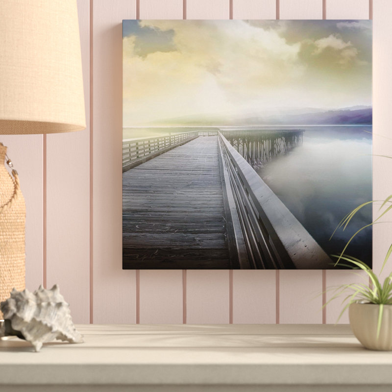 «Hazy Morning», reproduction de photo, H 24 po x l 40 po x P 1,5 po, Toile tendue