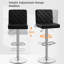 Height Adjustable Swivel Bar Stool -2110365958-2147436988