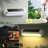 Matte Black Solar Powered Integrated LED Step Light Kit-105632660