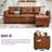 88” Square Arm Sofa With Ottoman-1730165887