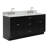Partham 67'' Double Bathroom Vanity with Carrara Marble Top-93068100-93068101