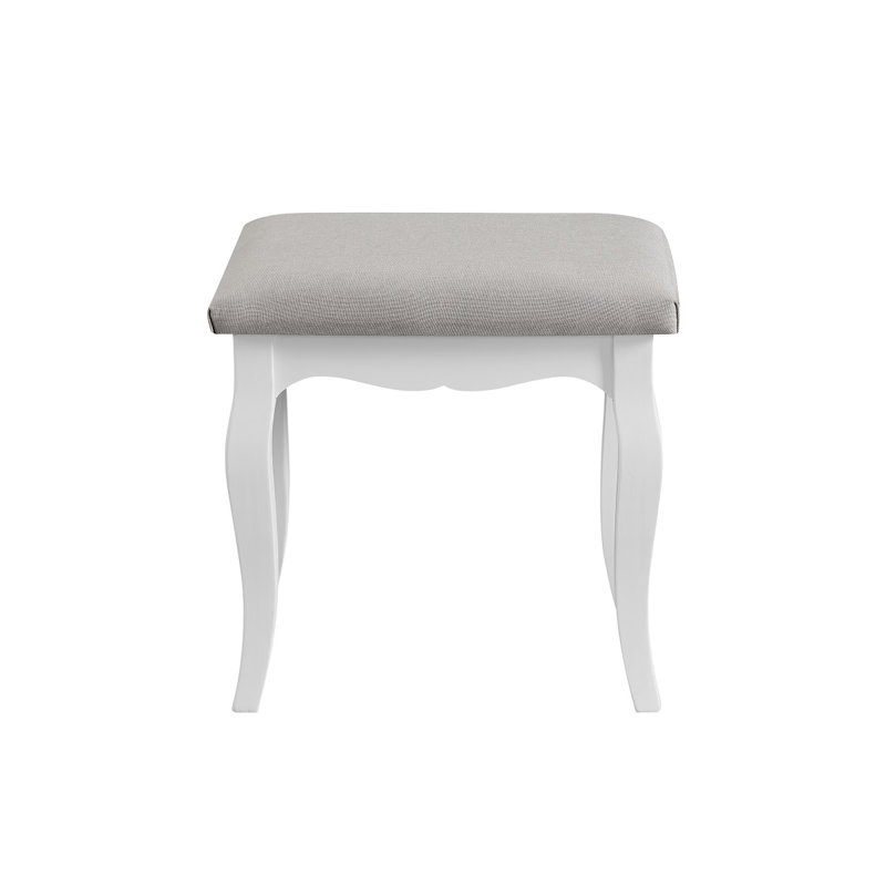Solid + Manufactured Wood Accent Stool