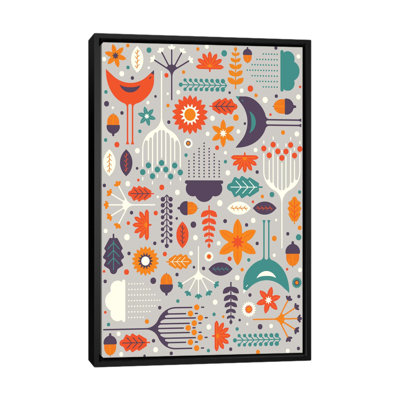 «Flora and Fauna», reproduction d'impression sur toile tendue