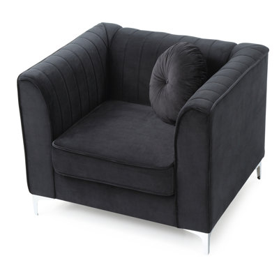 Delray  Chair, Black