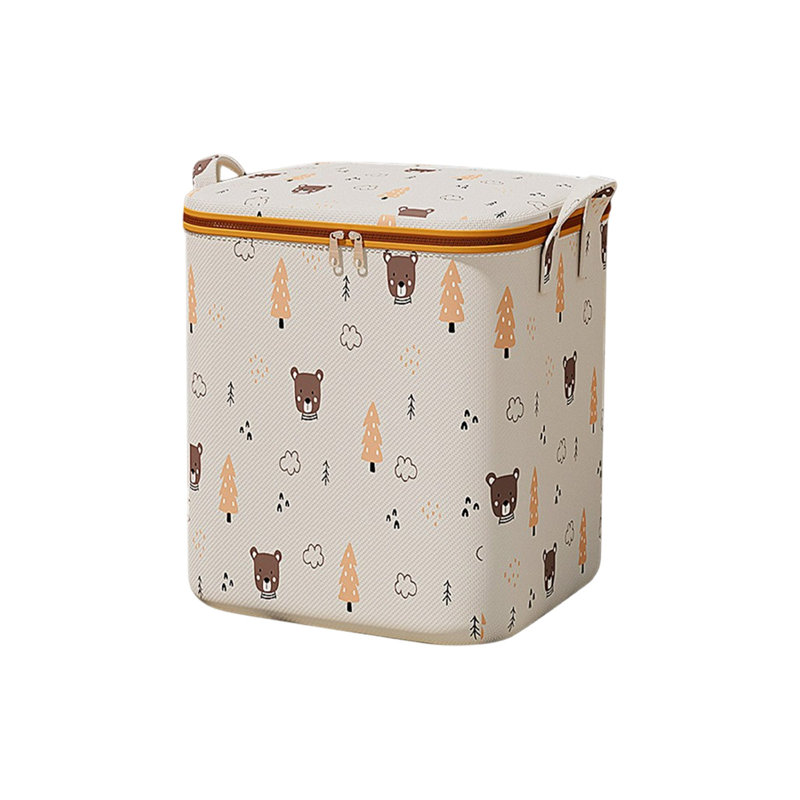 Heavy Duty Clothes Storage Bags, Large Closet Organizers and Storage, Foldable Clothes Storage Bins with Lids, Storage Containers for Blanket, Comforter, Pillow, Bedding