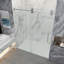 Porte de douche coulissante simple sans cadre avec verre transparent de 3/8 po (10 mm) Opal Mirage MCOCOD l 56 à 60 po x H 72 po-78632751