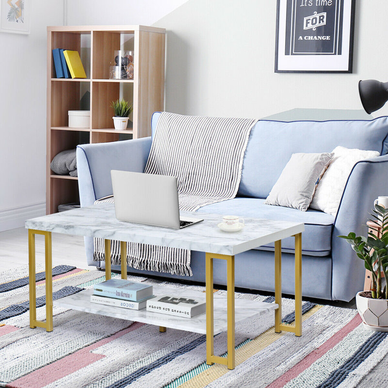 Four Leg Coffee Table with Storage
