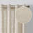 Draycott Polyester Linen Textured Light Filtering Semi-Sheer Grommet Curtain Pair-1073367487-1073367488