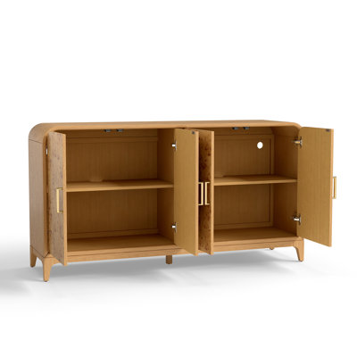 Adden 68" Burl Wood Sideboard