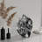 Hand-Painted Decorative Object, Black, 14.2 x 9.4 x 12.6 Inches | Made of 100% Polyester, Unique Color Variations | Perfect for Home Decor, Modern Aesthetic, and Creative Spaces | Eye-Catching Accent Piece-1362268077