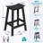 Wood-Look HDPE Bar Stool-2124618065