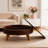 Retro Round Coffee Table With Storage-581460360-581460470