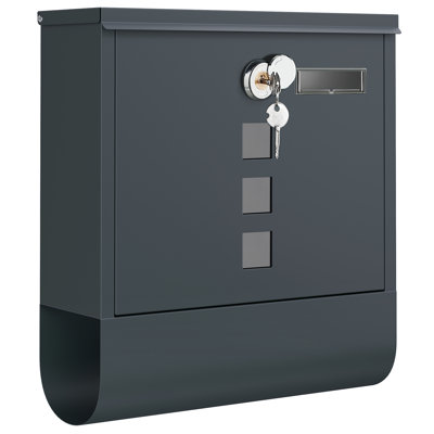 Lenka Locking Post Mounted Letter Box