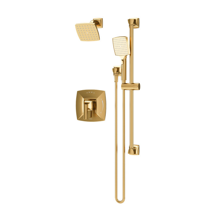 Oak HydroMersion Shower Faucet Trim with Hand Spray