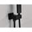 Shower System With Rain And Hand Heads In Matte Black Head Portable Style