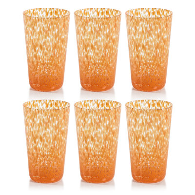 Willa Speckled Highball Glasses, Set of 6