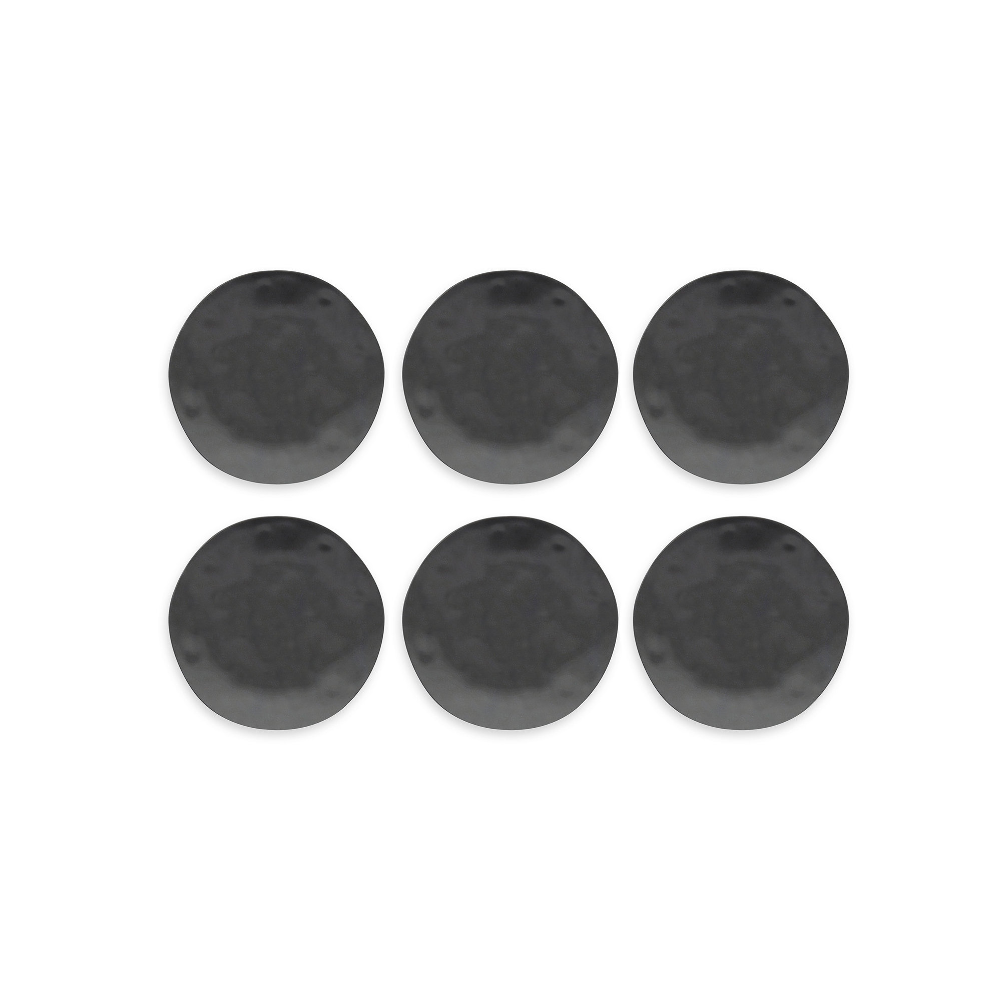 Laya Melamine Dinner Plate, Black