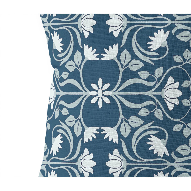 Savanah Indoor Throw Pillow, 20"H x 20"W, Blue