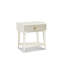 Solid Wood End Table with Storage