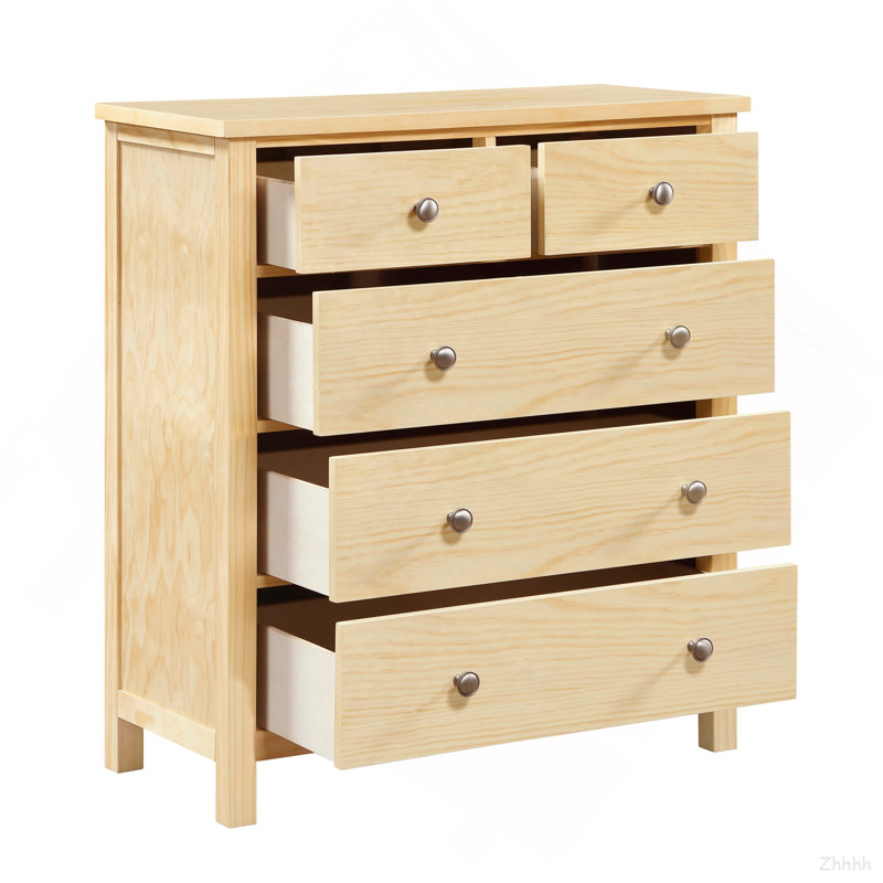 Meuble de rangement 5 tiroirs pour chambre à coucher 5 tiroirs