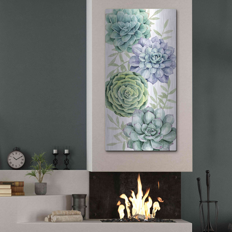 «Succulent Collection B» par Grace Popp, H 48 po x l 24 po