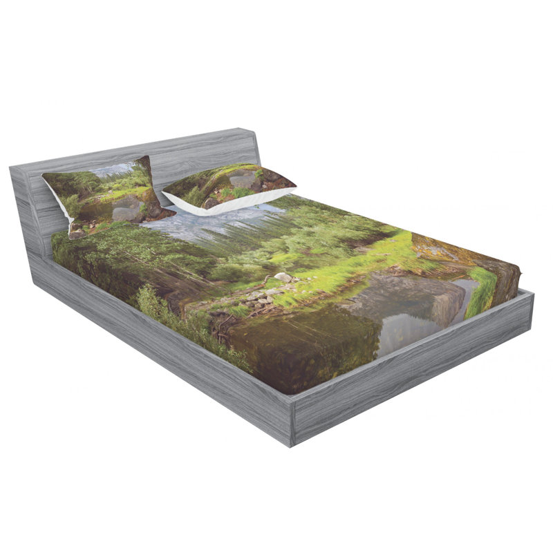 Microfiber Sheet Set, Full Sheet Set with Fitted Sheet
