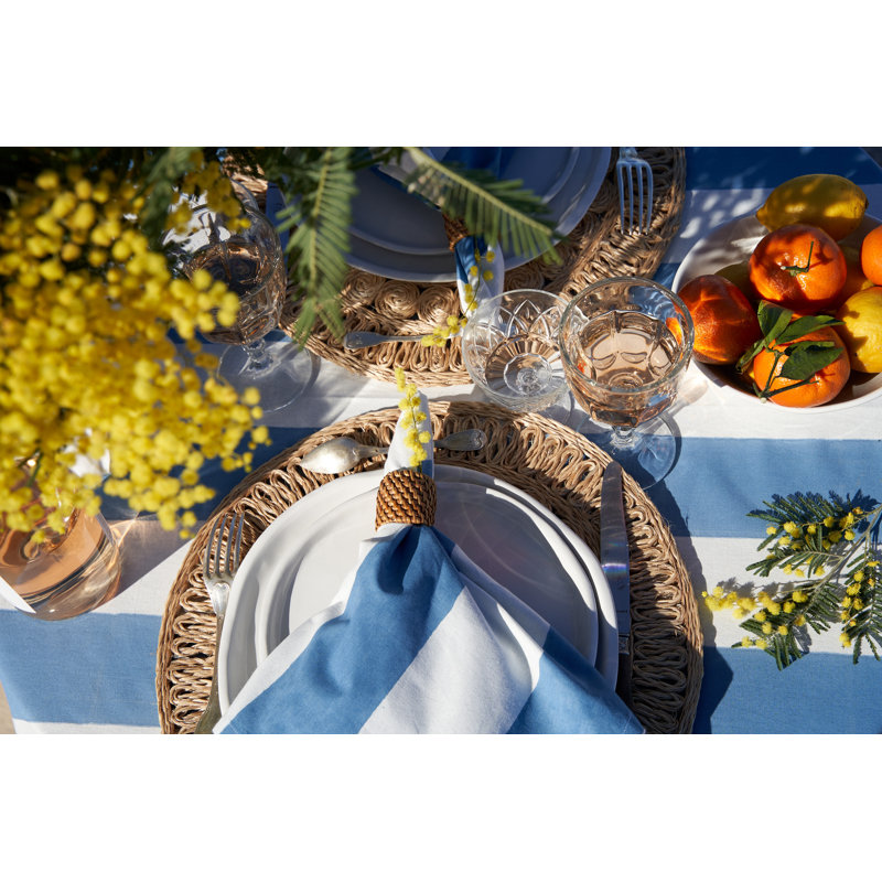 Serviette Brezhane, Bleu