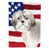 Shih tzu drapeau É.-U. sélectionné