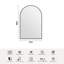 Lunara Arch Wall Mirror with Tempered Glass & Aluminum Alloy Framed for Accent/Vanity/Bathroom-22953950