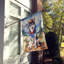 Drapeau Cowboy Welcome House-112699357