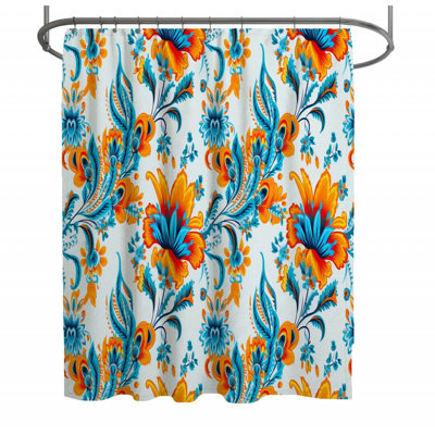 Classic Prints Shower Curtain -  floral Bathroom Decor