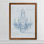 «Chandelier brouillon IV» par Paul Cezanne - reproduction d'art encadrée-1239152786-1239152790-1238916189