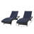 Blaise 79.5" Long Reclining Chaise Lounger Set with Cushions-202800243