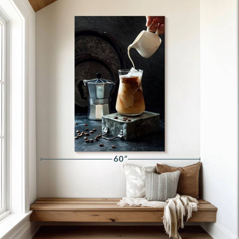 Yarlin Iced Coffee, 51" H x 34" W