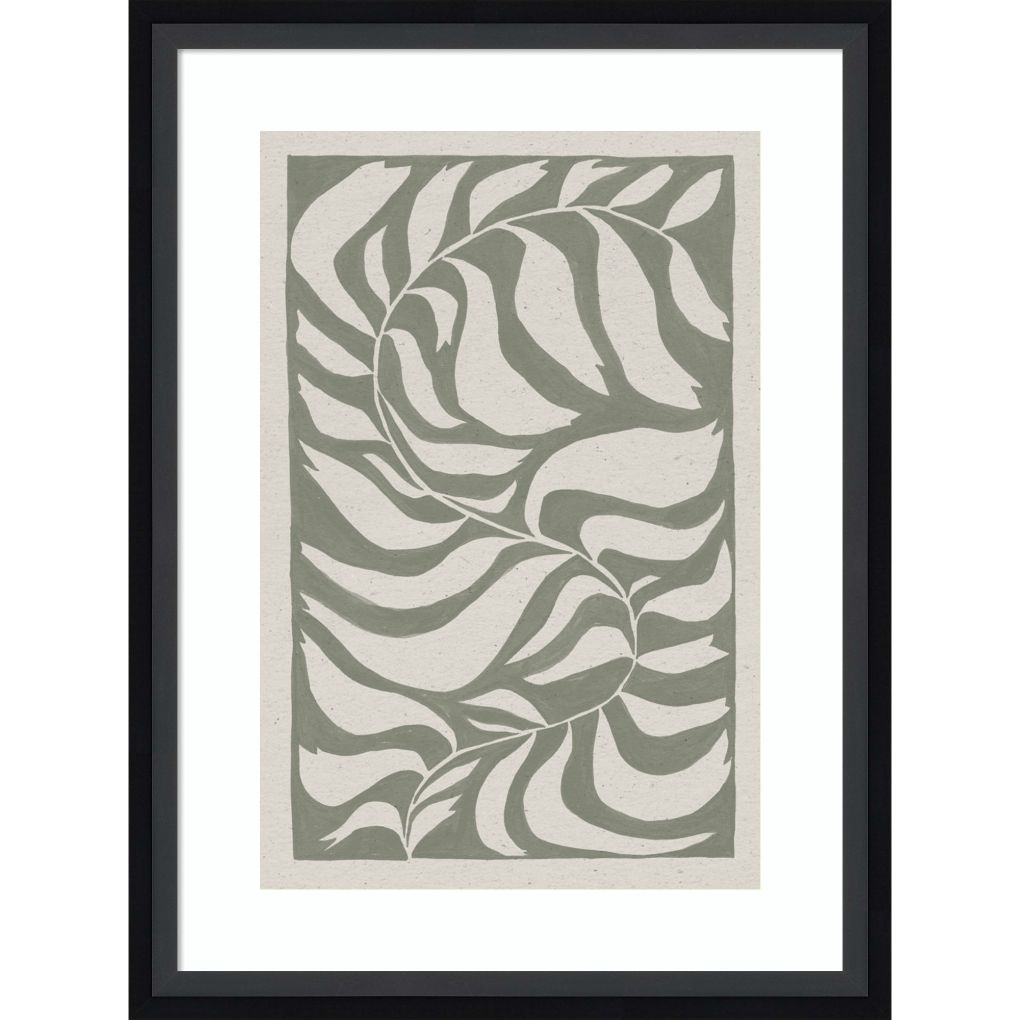Winding Vine by Moira Hershey, 17" H x 13" W x 2" D, Black
