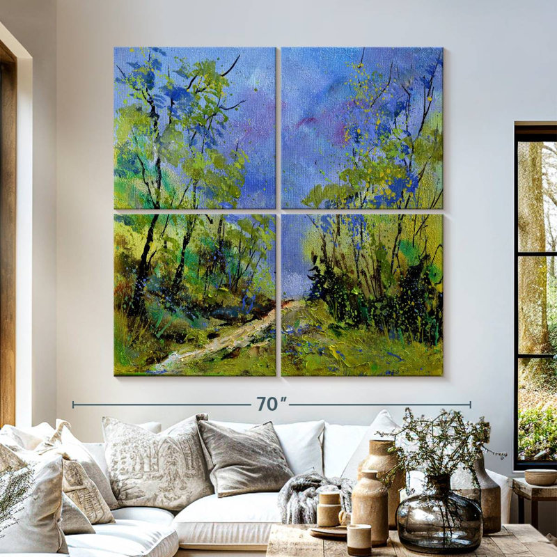 Spring Path, 57" H x 57" W