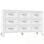 Commode en bois avec 9 tiroirs et pieds robustes-1452829534