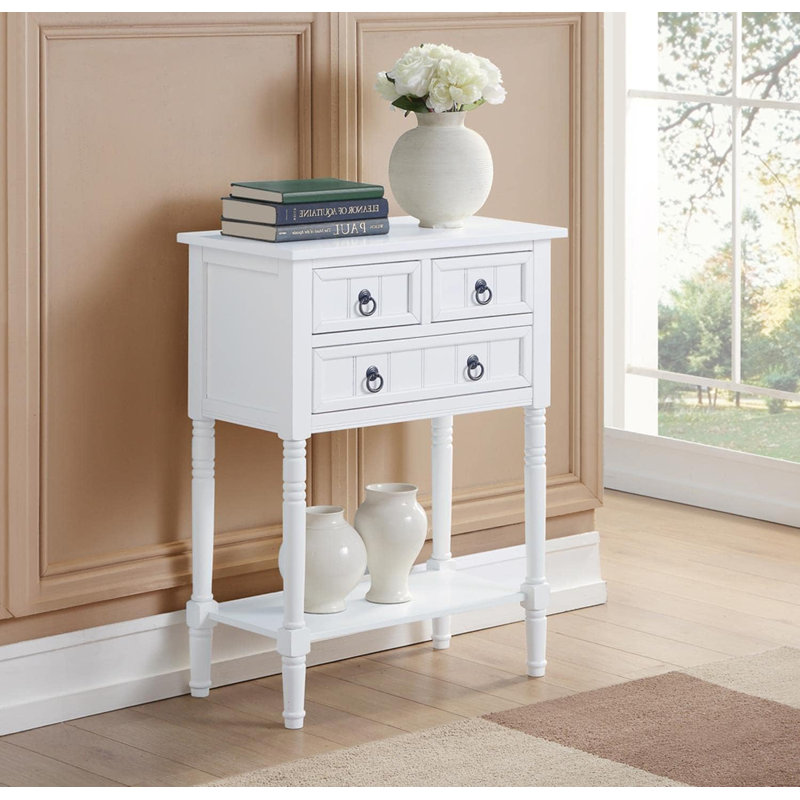 Meayki 24'' Console Table, White