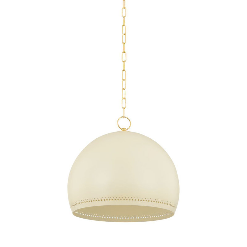 Luminaire suspendu 1 lumière Etna, H 15,25 po x l 17,75 po x P 17,75 po