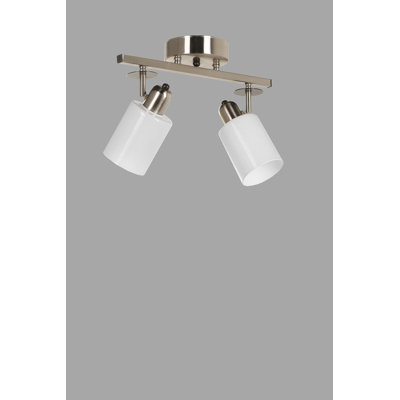 Ensemble de rail d'éclairage 2 lumières 14,17 po