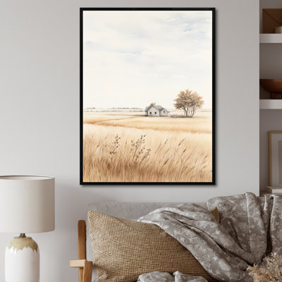 Prairie beauté dévoilée sur toile
