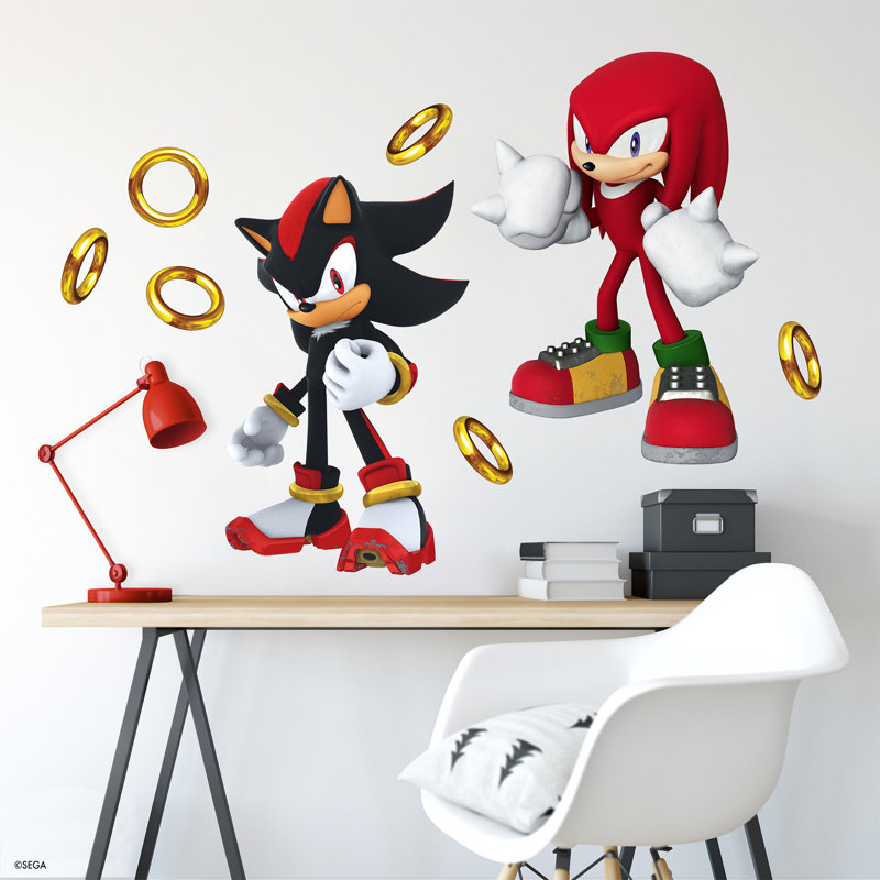 Décalcomanie murale Sonic The Hedgehog Knuckles and Shadow